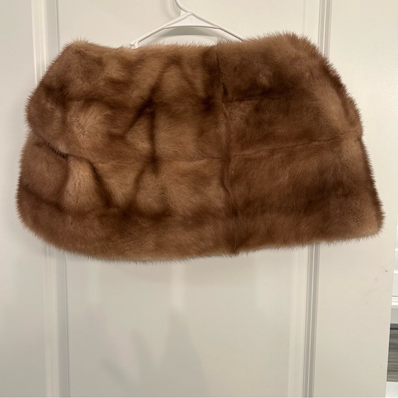 Vintage 1950’s Arthur Rosenbaum Mink Fur Stole Shawl - Picture 2 of 4